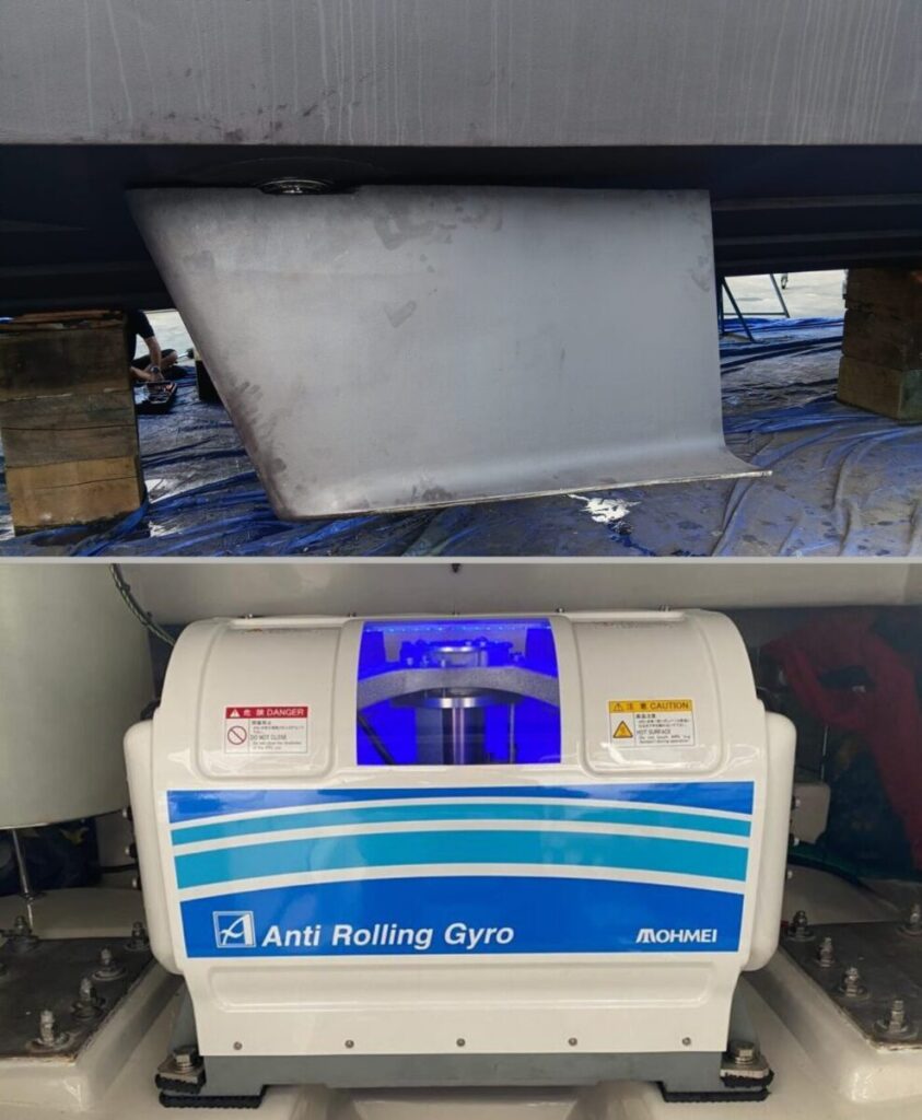 Fins vs Gyro Stabilizers